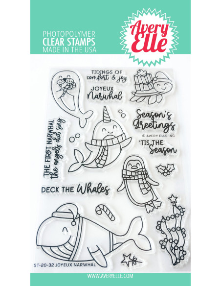 sello Woodland scene builder de Avery Elle