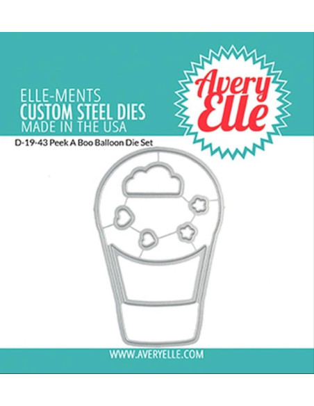 Troquel  peek a boo pals de Avery Elle