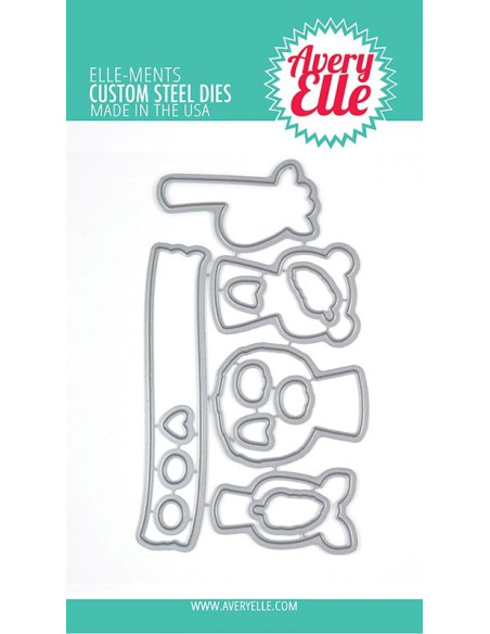 Troquel  peek a boo Jungle de Avery Elle