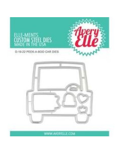 Troquel  peek a boo Car de Avery Elle