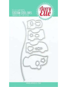Troquel  peek a boo Coaster de Avery Elle