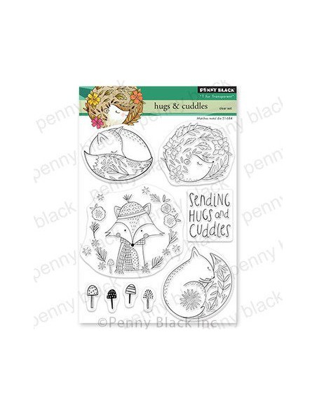 Sello hugs & cuddles de Penny Black