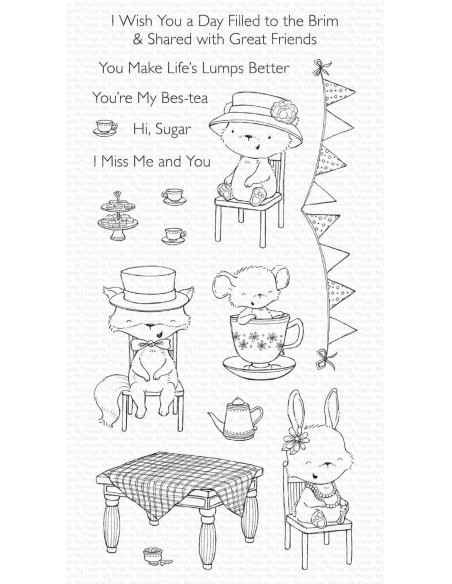 Sello Tea Party de My favourite Things