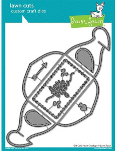 Troquel Gift Card Heart Envelope de Lawn Fawn