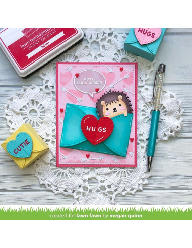Troquel Gift Card Heart Envelope de Lawn Fawn