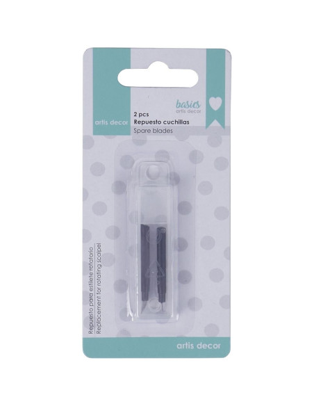 Repuesto cuchillas cúter rotatorio 2pcs de Artist Decor