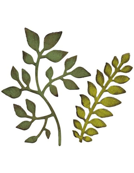 Troquel thinlits garden greens de Tim Hotls