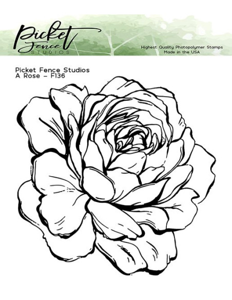 Sello A Rose de Picket Fence