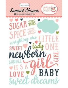 Enamel  Rock-a-Bye Girl de Carta Bella