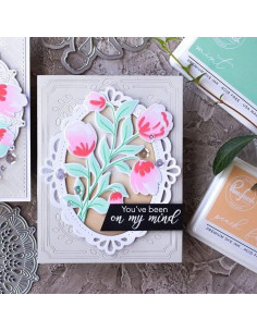 Troquel Ornate Oval Frame de PinkFresh 2