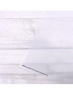 Vellum Hexagons Holographics de ModaScrap