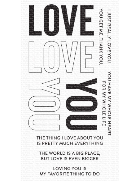 Sello Love you big time de MFT