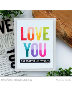 Sello Love you big time de MFT 2