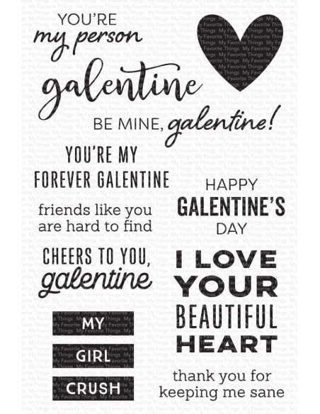 Sello My Galentine de MFT