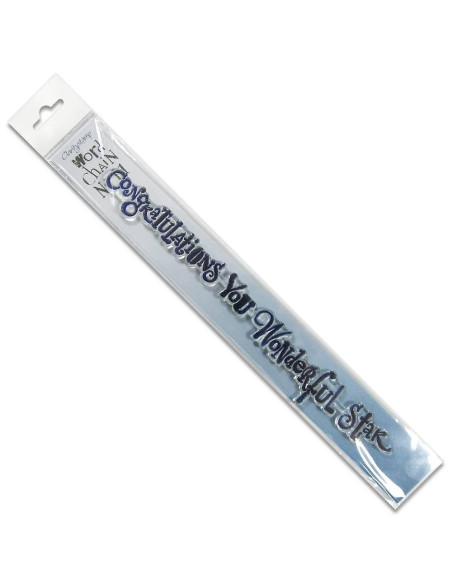 Sello Congratulations you wonderful star de Claritystamp