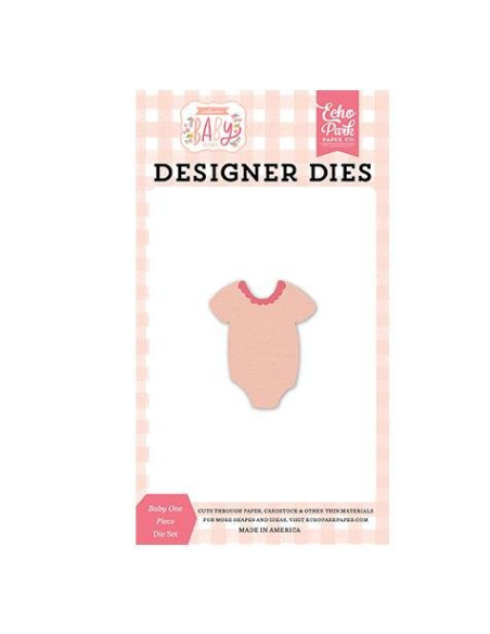 Troquel Baby one piece Welcome Baby Girl de Echo Park