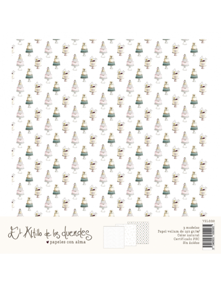 Kit papel vellum decorando mi comunión del Altillo de los duendes