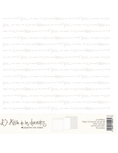 Kit papel vellum decorando mi comunión del Altillo de los duendes