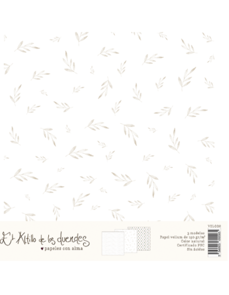 Kit papel vellum decorando mi comunión del Altillo de los duendes