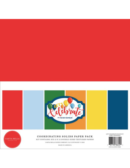 kit sólidos Let´s Celebrate de Cartabella