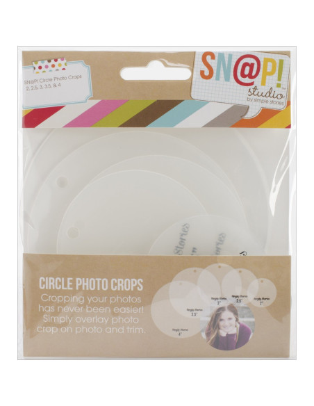 Circle photo crops de Simple Stories