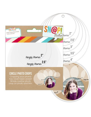 Circle photo crops de Simple Stories