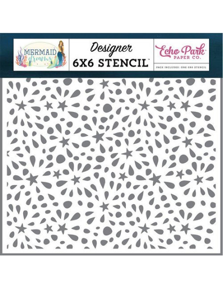 Stencil Mermaid lagoon de Echo Park