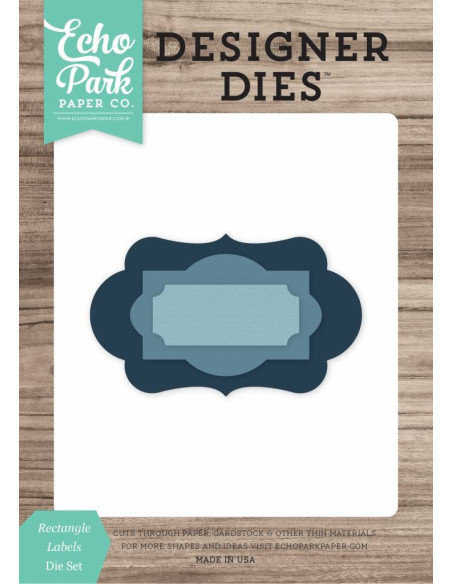 Troquel Rectangle labels de Echo Park