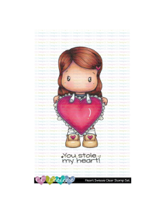 Sello Heart Swissie de CC Desings