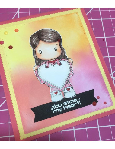 Sello Heart Swissie de CC Desings