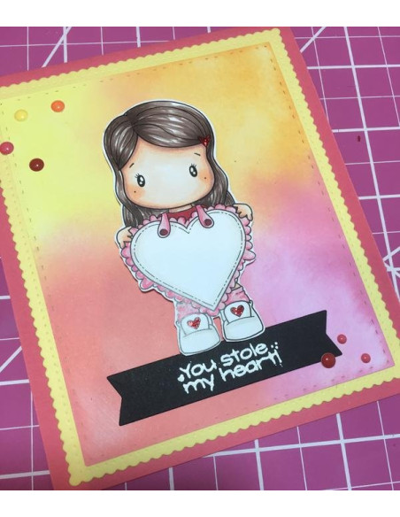 Sello Heart Swissie de CC Desings