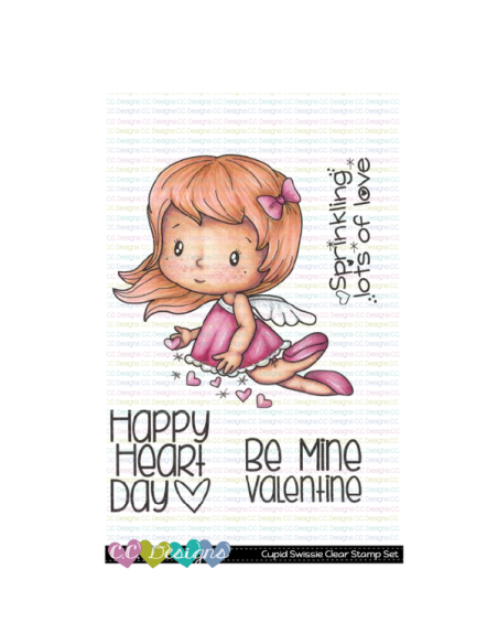 Sello Cupid Swissie de CC Desings
