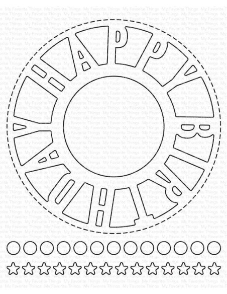 Troquel Birthday Centerpieces, My Favourite Things