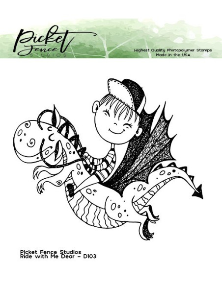 Sello Ride with me dear de Picket Fence