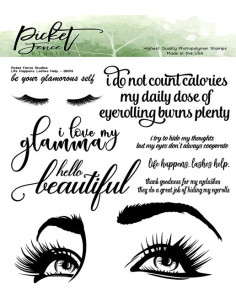Sello Life happens. Lashes help de Picket Fence