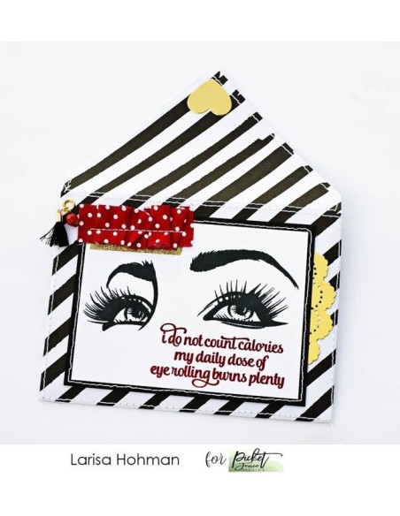 Sello Life happens. Lashes help de Picket Fence
