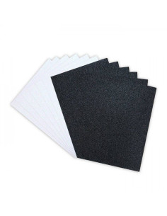 Hojas adhesivas con brillo A5 de Dovecraft