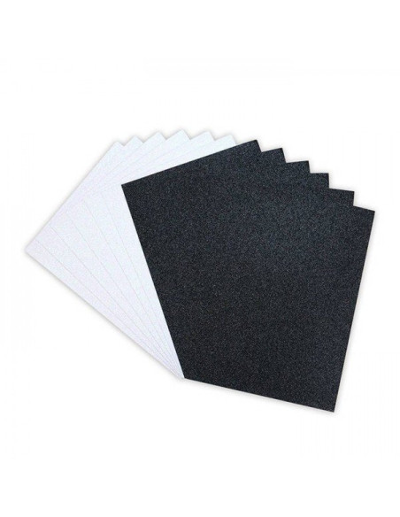 Hojas adhesivas con brillo A5 de Dovecraft