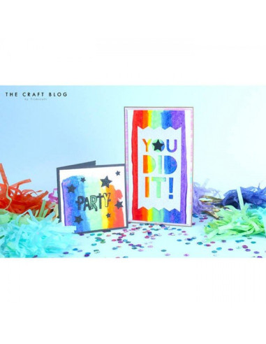 Hojas adhesivas con brillo A5 de Dovecraft