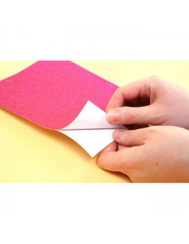 Hojas adhesivas con brillo A5 de Dovecraft