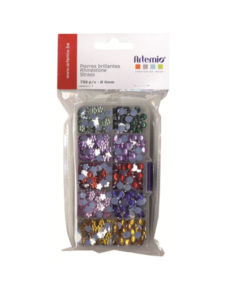 Caja brillantes 750 piezas de Artemio