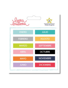 Etiquetas meses  Lora esp