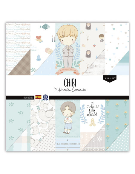 Kit Chibi Mi primera comunión niño