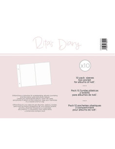 Fundas 4x6'' RitasDiary 1 bolsillo
