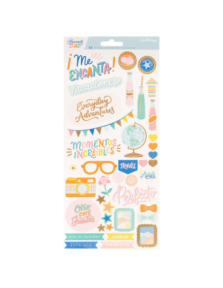 Pegatinas Buenos Días