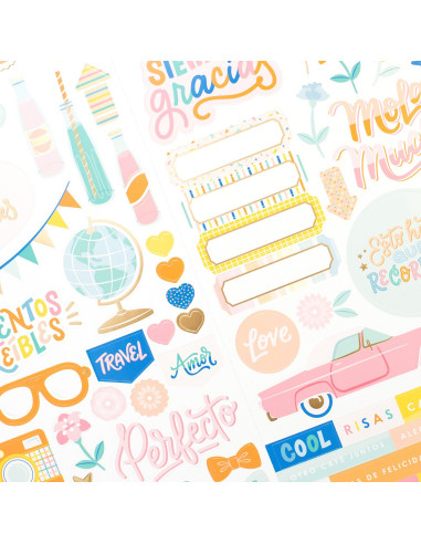 Pegatinas Buenos Días