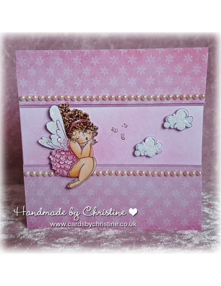 Sello Stampingbella Edna blows a kiss