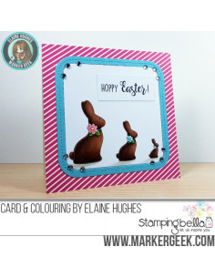 Sello Stampingbella Chocolate bunnies 2