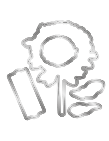 Sello+Troquel Septiembre Aster de Gemini