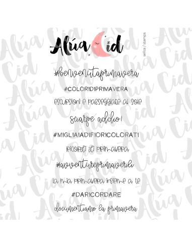Sello Momenti Primaverili IT de Alúa Cid